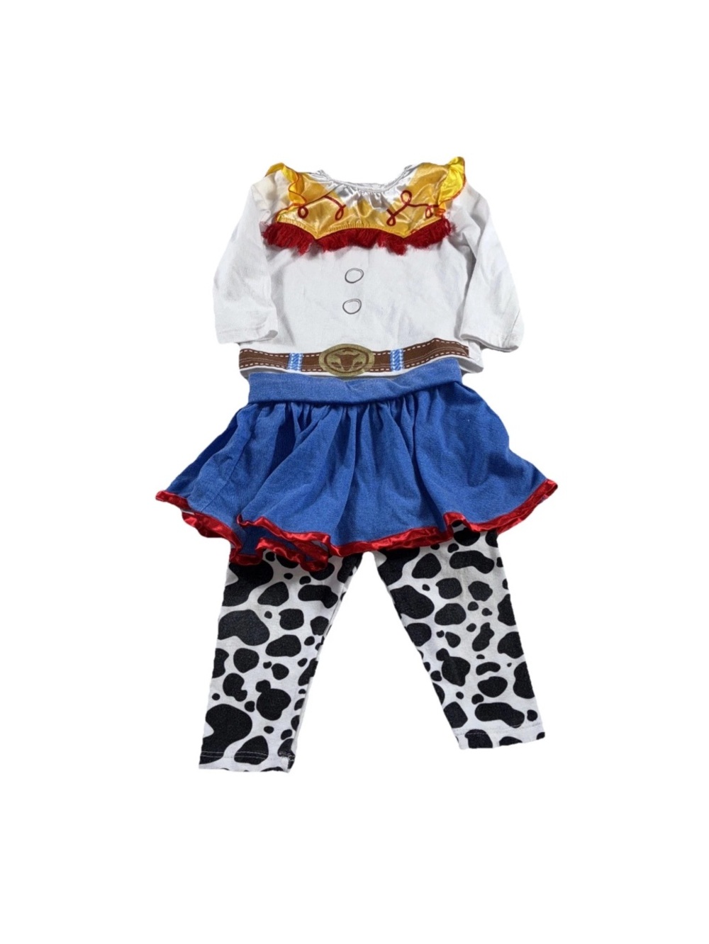 Disney Official Kids Toy Story Jessie Cowgirl Costume Sz 18 months no hat
